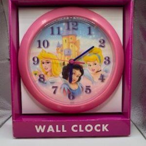 Disney princess wall clock10” from 90s,